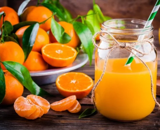 Suco de Tangerina para dar mais Energia