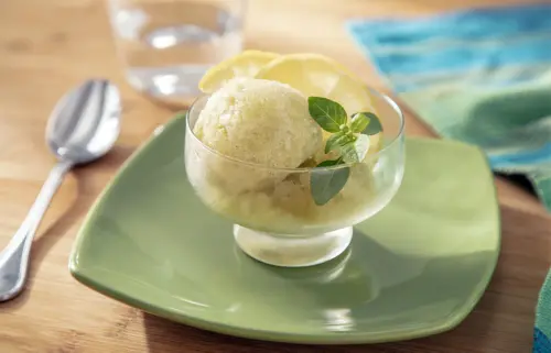 Sorbet de Lima da Pérsia com Manjericão